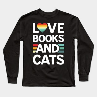 Books And Cats Long Sleeve T-Shirt